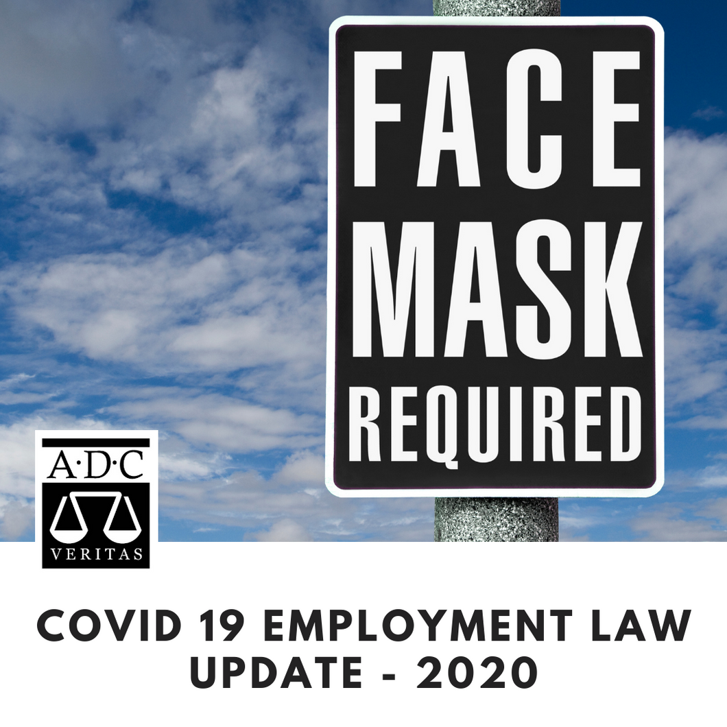 COVID 19 Employment Law Update - 2020