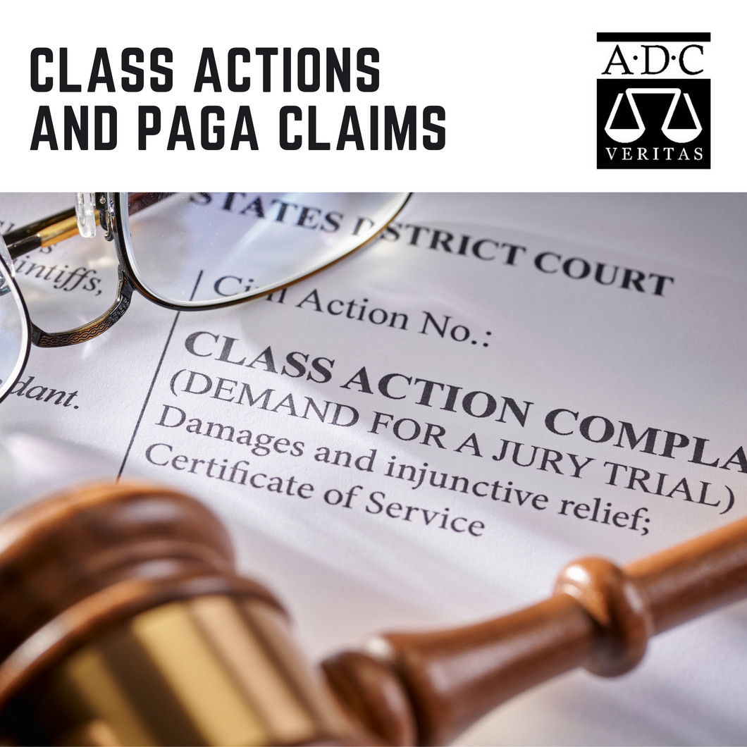 Class Actions and PAGA Claims - 2020