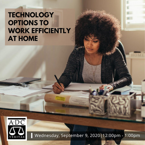 Technology Options to Work Efficiently at Home - 2020
